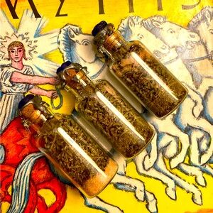 Mercury planet intention jar clear communication, calm, and protection herbs 🌿✨